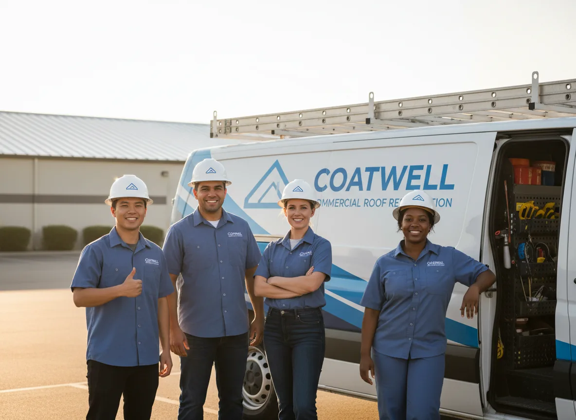 Commercial roof coating company in Melville, NY